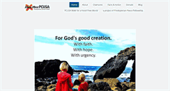 Desktop Screenshot of fossilfreepcusa.org